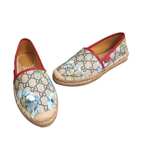 espadrillas gucci bloom|net a porter gucci espadrilles.